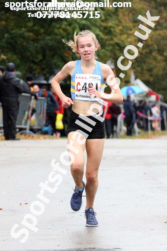Girls under-15s 3 Stage Relay, 2018 ERRA 6 and 4 Stage and Youngsters Relays. Photo:  David T. Hewitson/Sports for All Pics